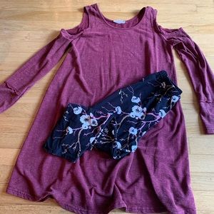 Long tunic with matching leggings